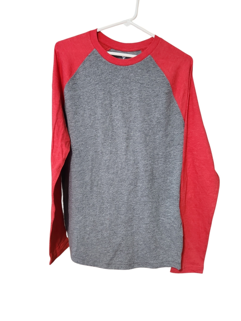 Fanatics Gray Tee with Red Neck Trim